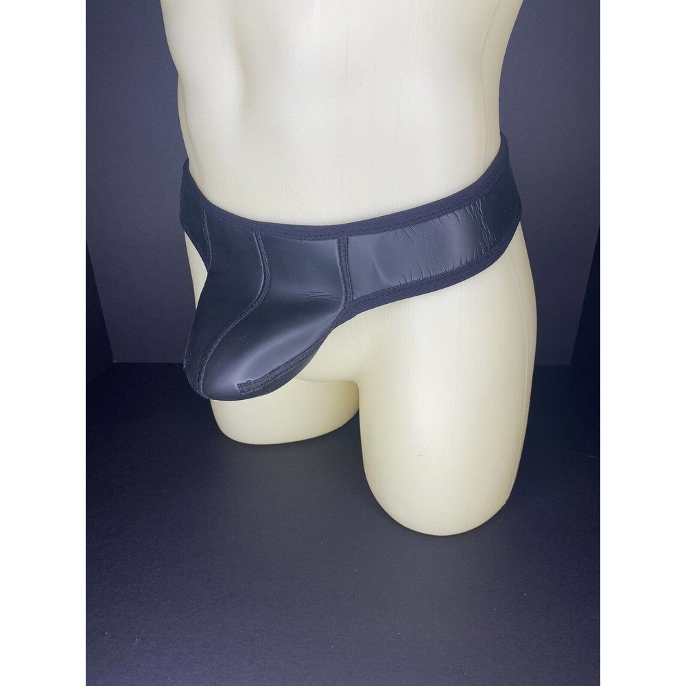 Rubberized Neoprene Mens C-ring Pouch Swim Thong